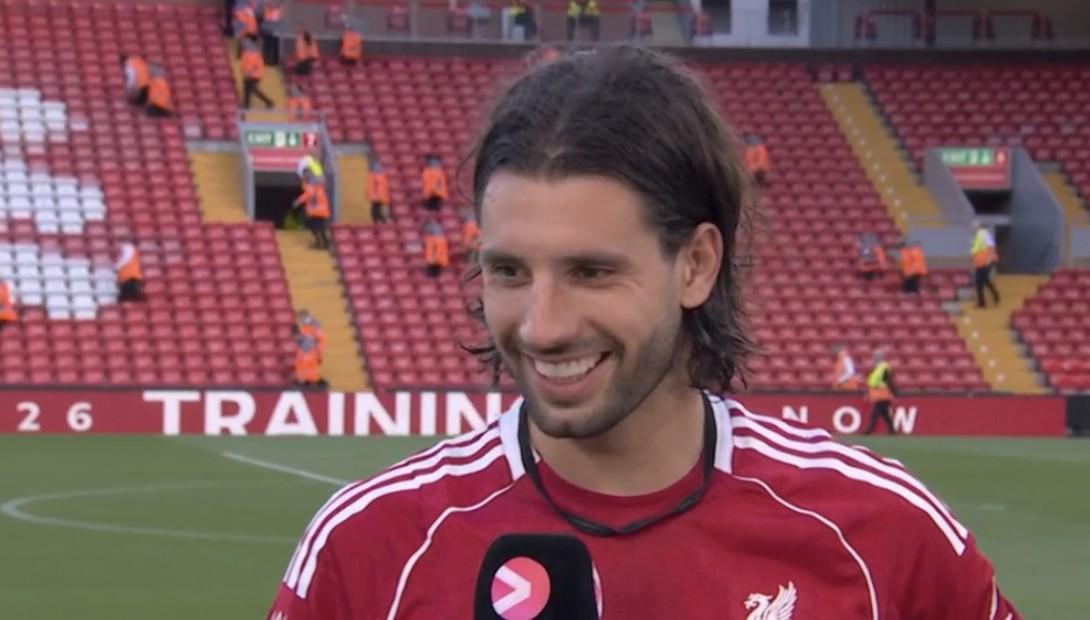 开云集团-索博谈任意球破门：之前都是阿诺德在踢，现在我终于有机会了